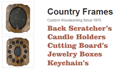 eshop at Country Frames's web store for American Made products